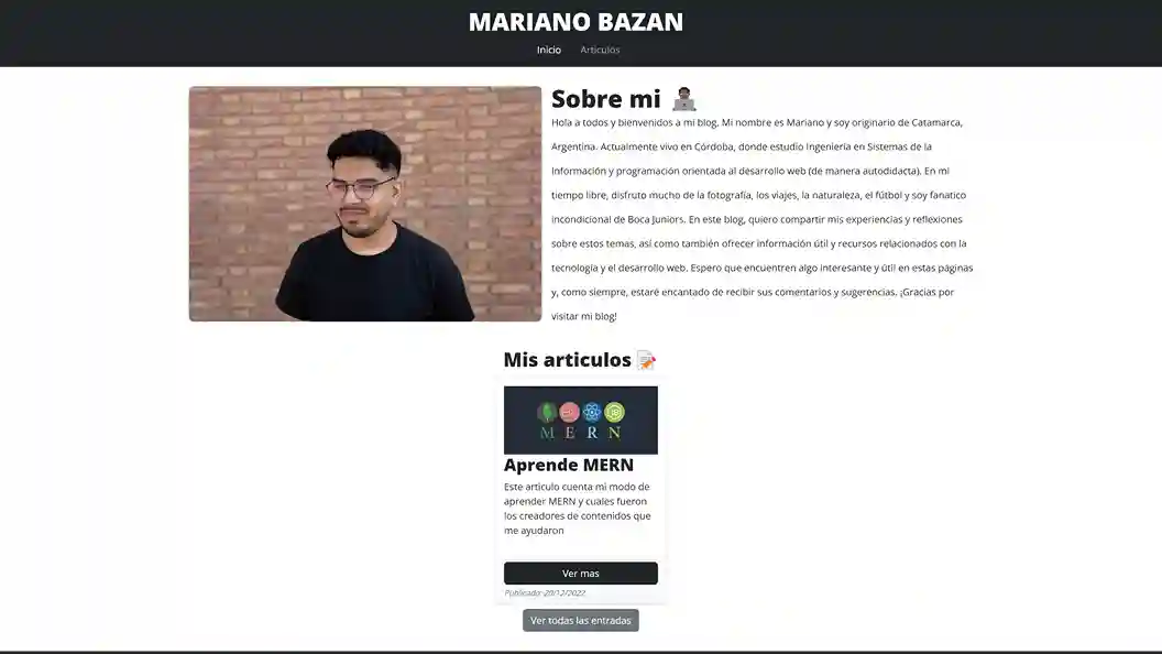 Mariano bazan blog preview